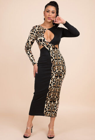 I'm the Weekend Leopard Dress