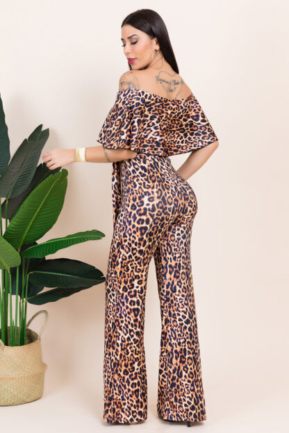 Leopard Child of God Jumpsuit w Belt - Image 5