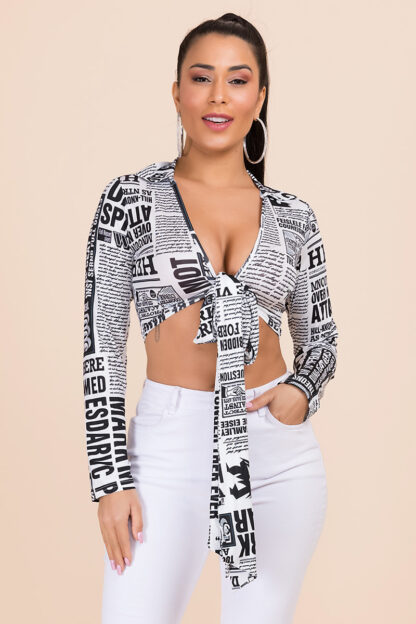 Stephany Printed Top