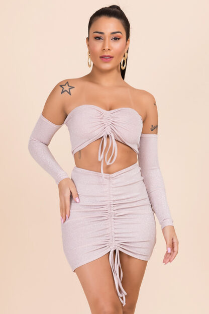 Demi Stretch Skirt Set