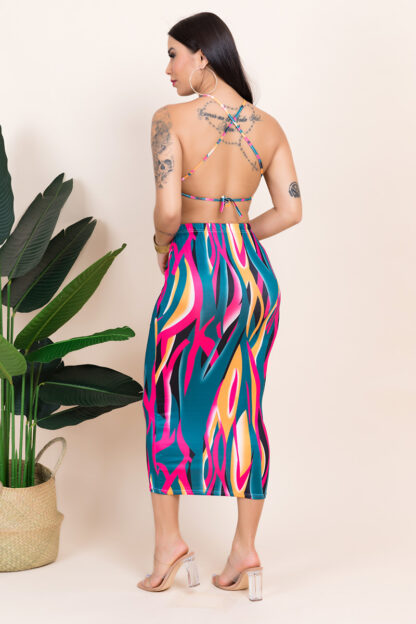 Ali Ashley Halter Back Dress - Image 5