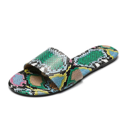 Kymora Snakeprint Sandals - Image 2