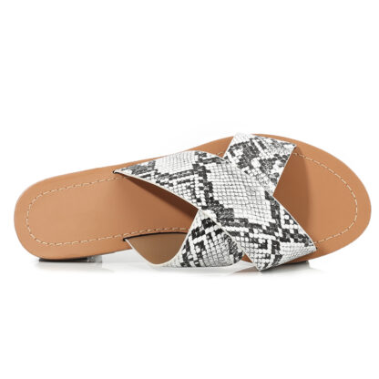 Kemi Snake Print Sandals - Image 5