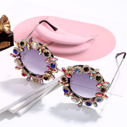 Marisa Baroque Rhinestone Sunglasses - Image 3