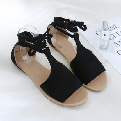 Lora Suede Sandals - Image 5