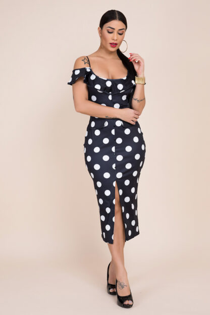 Hannah Ruffle Dress - Image 2