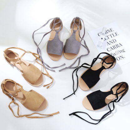 Lora Suede Sandals - Image 2