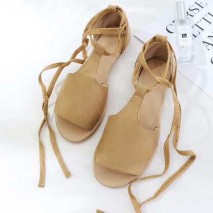Lora Suede Sandals - Image 4