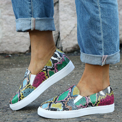 Put Me First SnakePrint Casual Shoes - Image 4