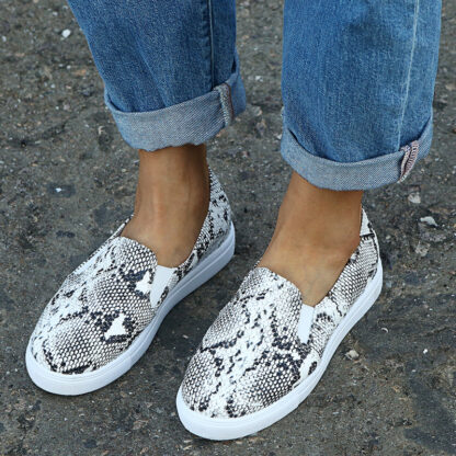 Put Me First SnakePrint Casual Shoes - Image 5