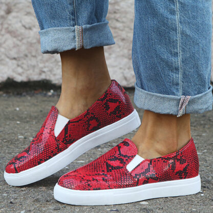 Put Me First SnakePrint Casual Shoes - Image 2