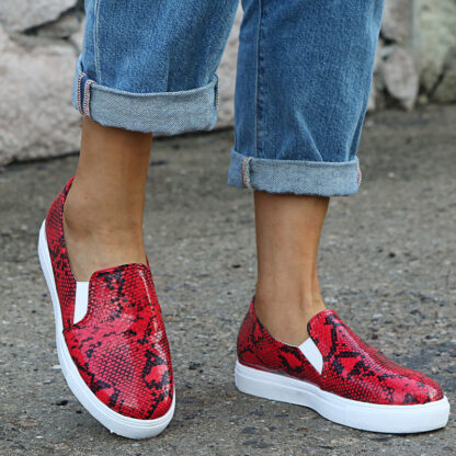 Put Me First SnakePrint Casual Shoes
