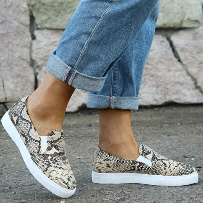 Put Me First SnakePrint Casual Shoes - Image 3