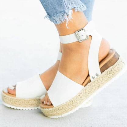 Davido Fall Wedge Sandals - Image 11