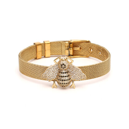 The BeeHive Gold Bracelet