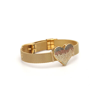 Stealing Hearts Gold Bracelet - Image 2