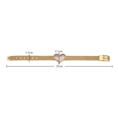 Stealing Hearts Gold Bracelet - Image 5