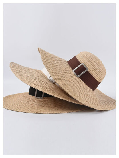 Kymora Oversized Brim Shade Straw Hat - Image 2