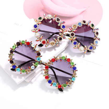 Marisa Baroque Rhinestone Sunglasses