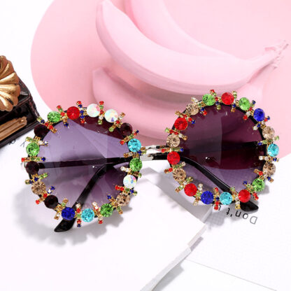 Marisa Baroque Rhinestone Sunglasses - Image 2