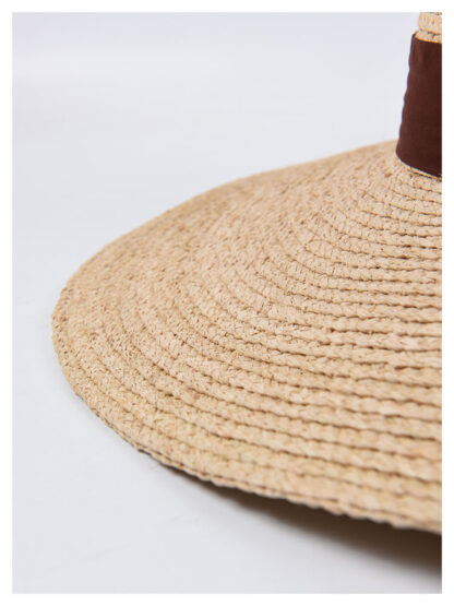 Kymora Oversized Brim Shade Straw Hat - Image 7