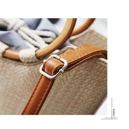 Cataliyah Wood/Straw Bag - Image 7