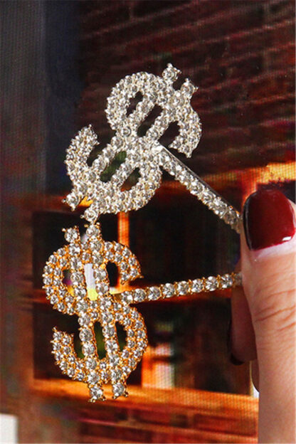 Dollar Sign Hair Clip