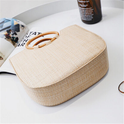 Cataliyah Wood/Straw Bag - Image 3