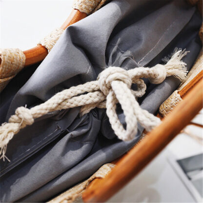 Cataliyah Wood/Straw Bag - Image 5