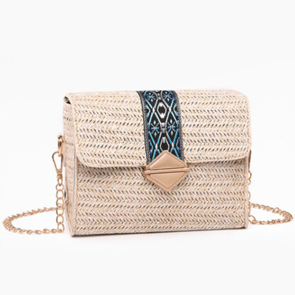 Put That Woman First Straw Purse