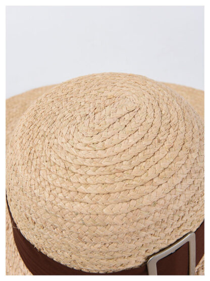 Kymora Oversized Brim Shade Straw Hat - Image 8