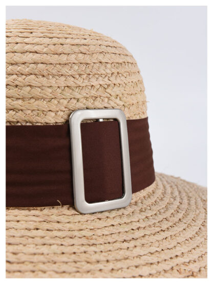 Kymora Oversized Brim Shade Straw Hat - Image 6