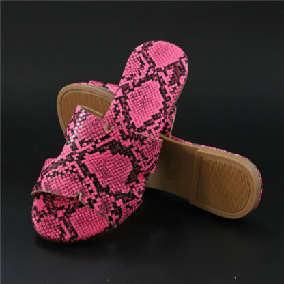 In This Club Snakeprint Sandals - Image 3