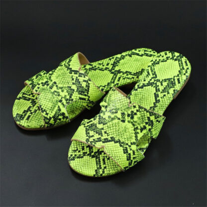 In This Club Snakeprint Sandals - Image 2