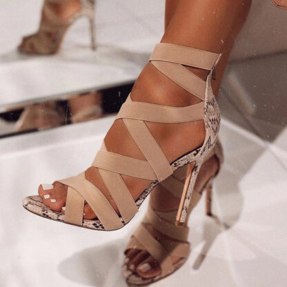 H.E.R Snakeprint Heels - Image 3