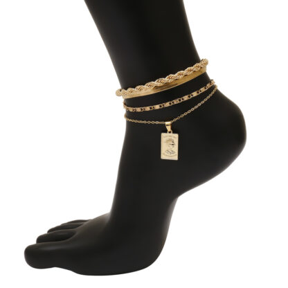 Heavenly 4 Piece Anklet Set - Image 5