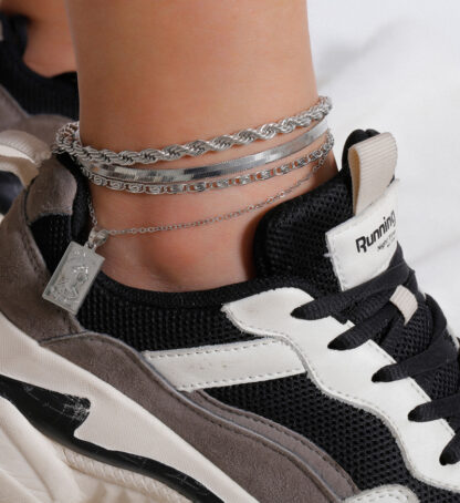 Heavenly 4 Piece Anklet Set - Image 3