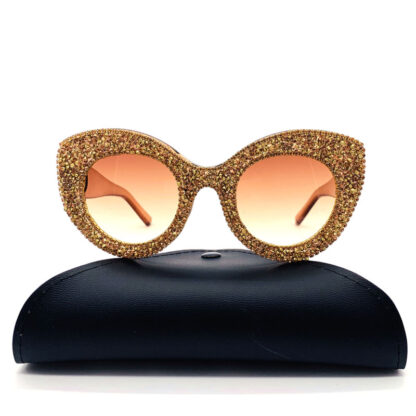 Vintage Rhinestone Fashion Sunglasses