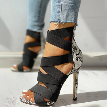 H.E.R Snakeprint Heels