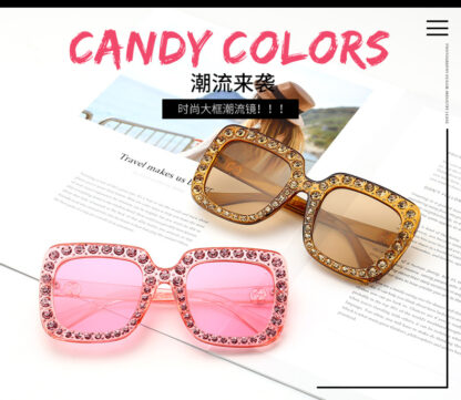 Vanessa Rhinestone Sunglasses - Image 2