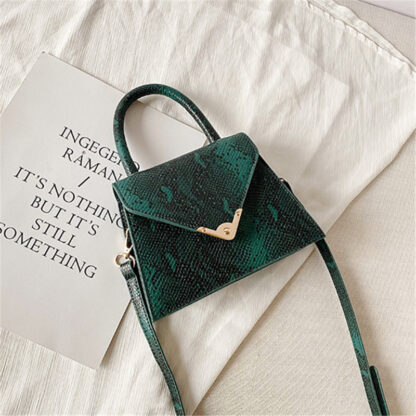 Snakeprint Magnetic Handbag