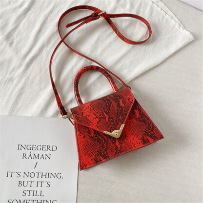 Snakeprint Magnetic Handbag - Image 3
