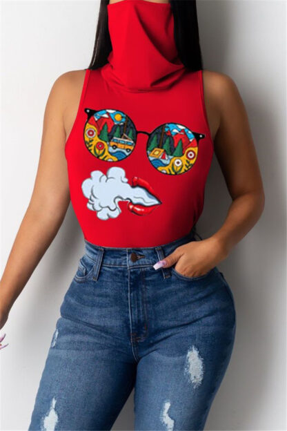 The Rona Casual Top w/Face Cover