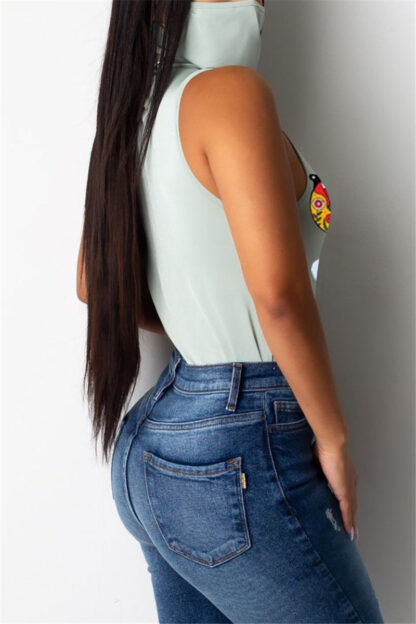The Rona Casual Top w/Face Cover - Image 4