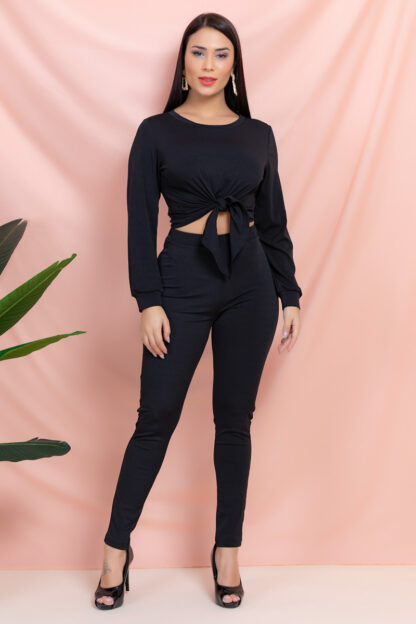 Chelsi Stretch Pants Set