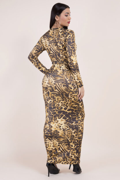 Taise Leopard Stretchy Maxi Dress - Image 5