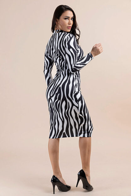 Henry Stretch Midi Dress - Image 5
