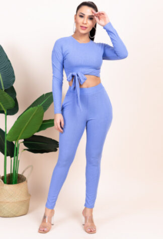 Adonia Stretch Pants Set