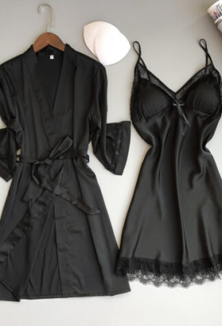 After Dark Dress & Robe 2 Piece Set