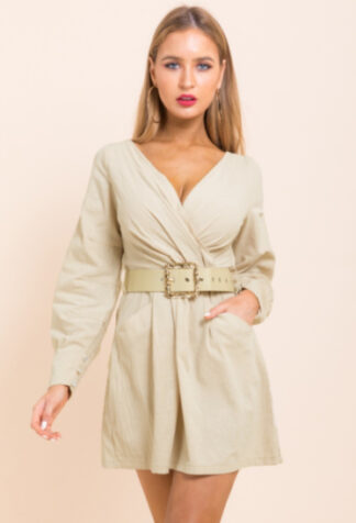 Office Meeting w/Belt Dress